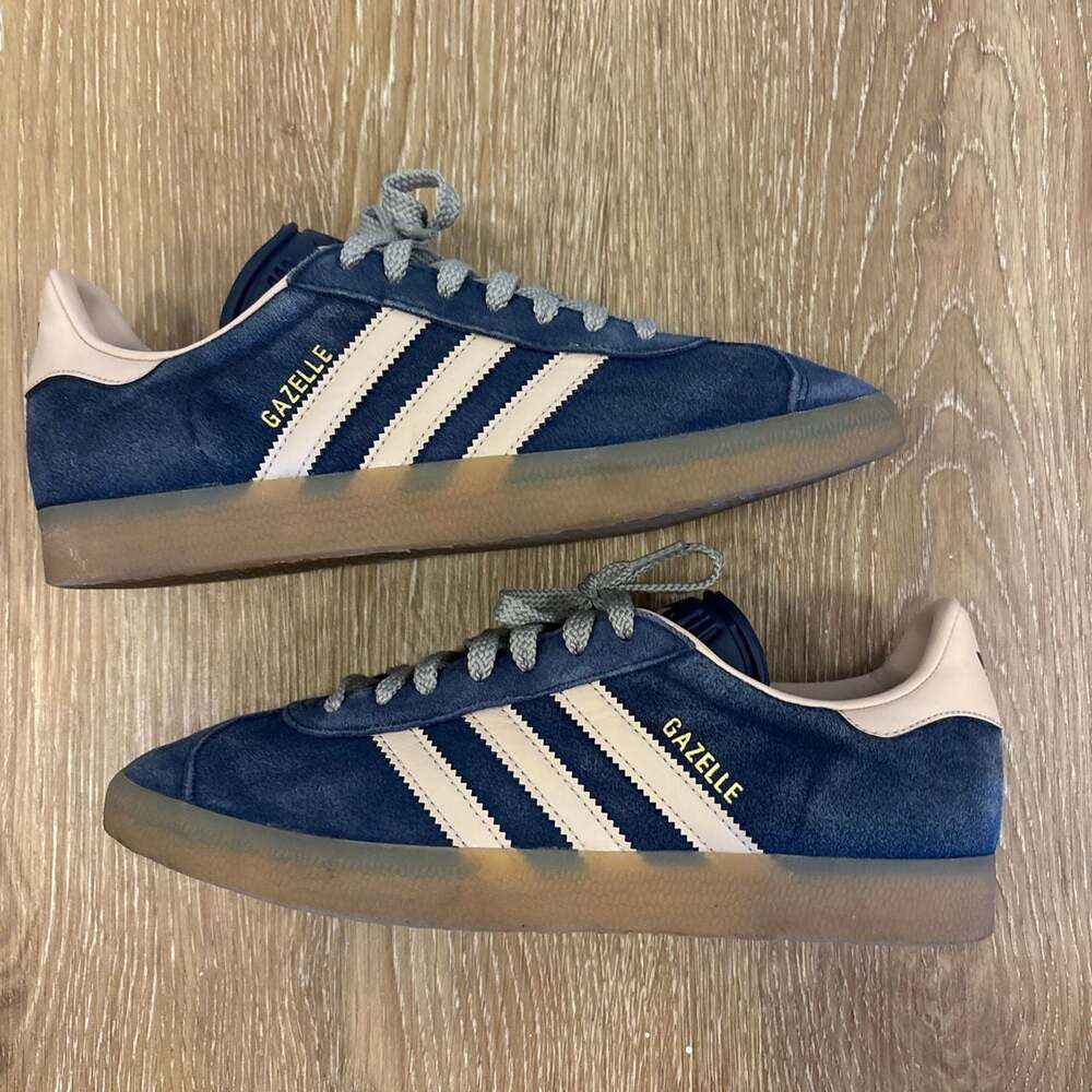 Adidas Gazelle Night Indigo Wonder Taupe Gum IG6201 Men's Size 8.5
